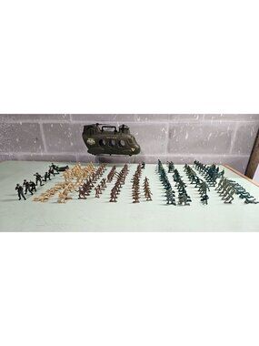 Chap Mei Soldier Force Chinook Bucket Helicopter + 150+ Army Men Lot